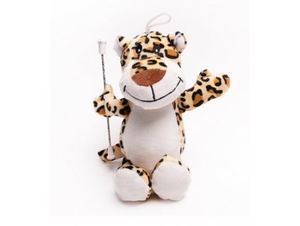soft toy leopard twirling baton