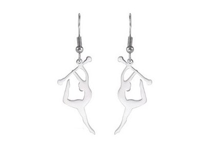 twirler earrings stainless steel