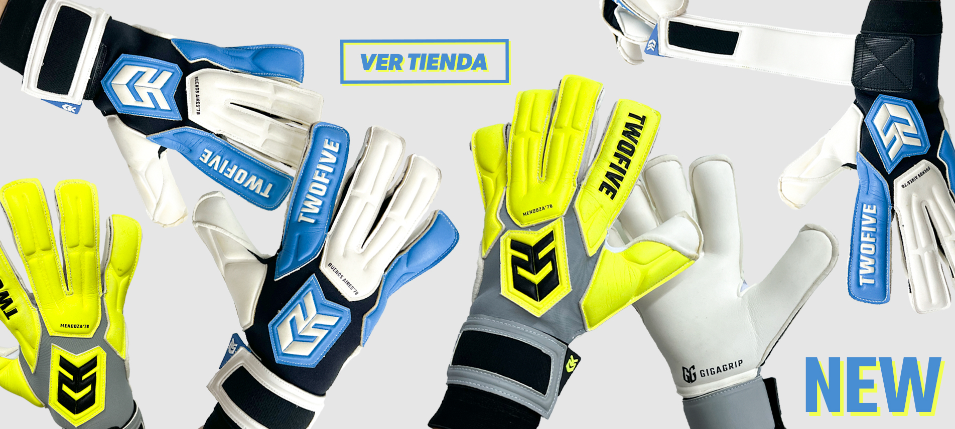 Brankarske rukavice twofive argentina