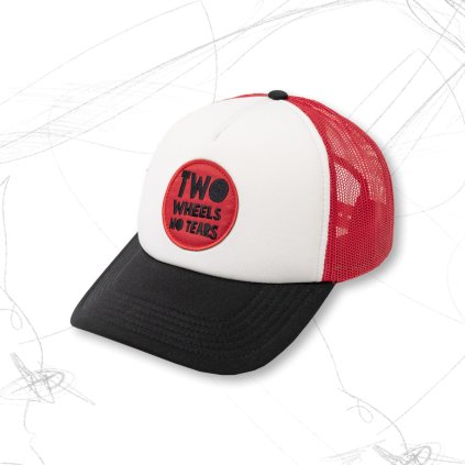 kšiltovka 000 black red