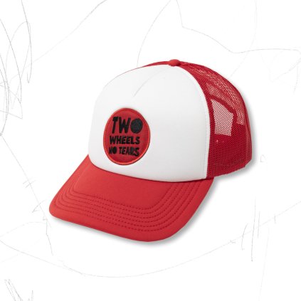 kšiltovka 000 white red