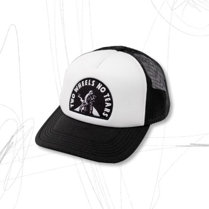 kšiltovka 001 white black