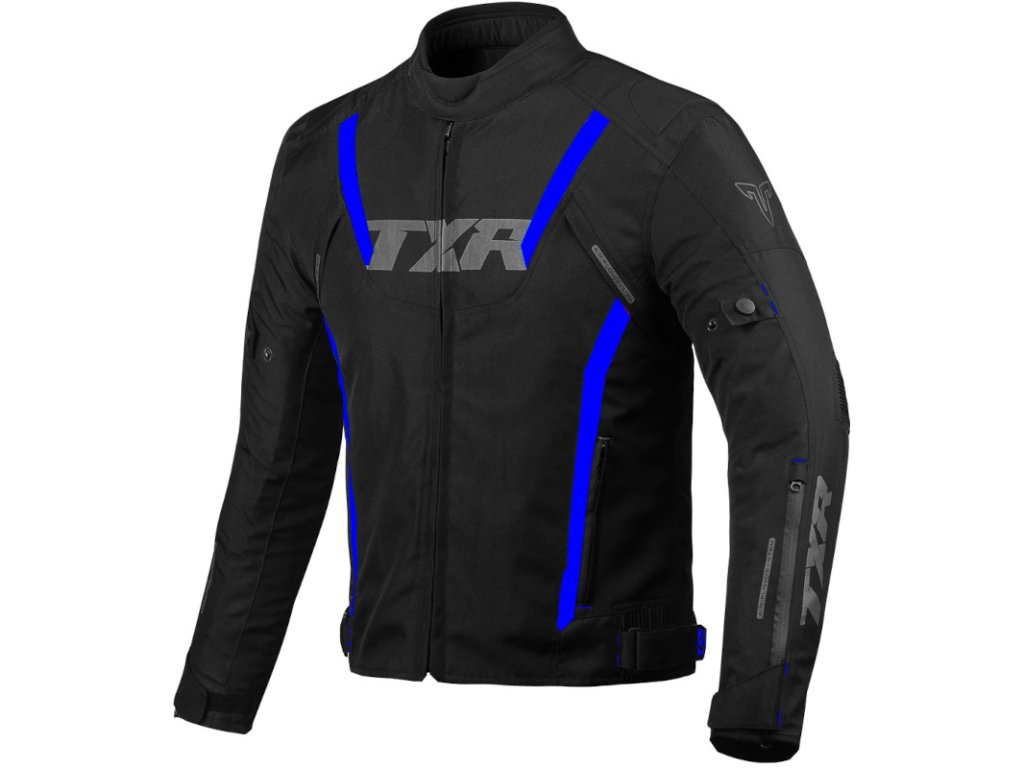 Bunda na motorku TXR Gunner černo-modrá