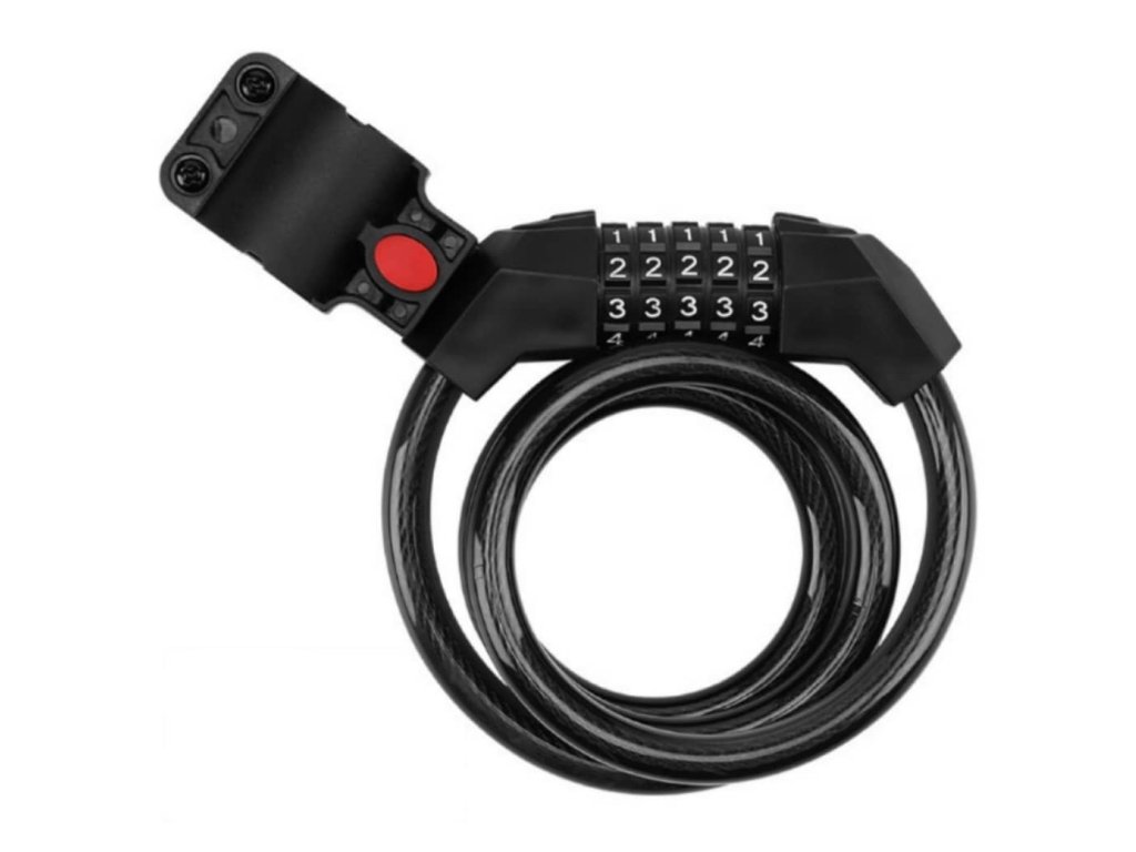 Kódový zámek na kolo s držákem TXR