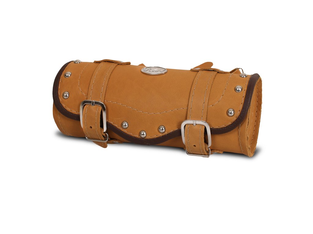 Kožená rolka na motorku TXR VZ12 hnědá