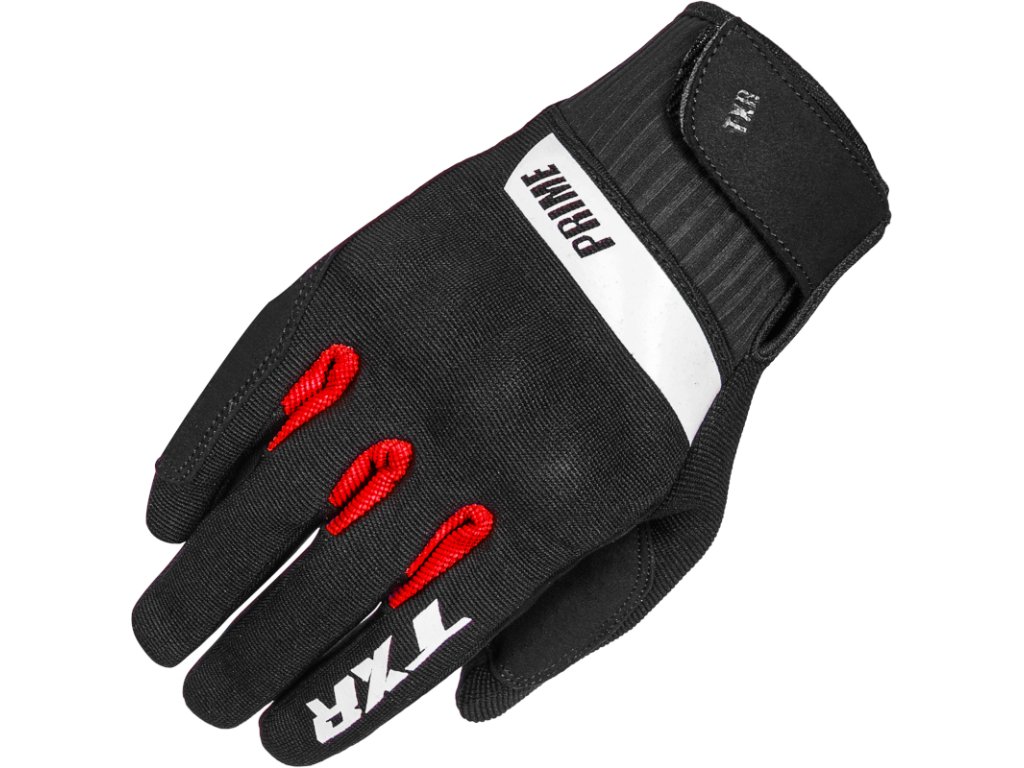 Rukavice na motorku TXR Prime černo-červené