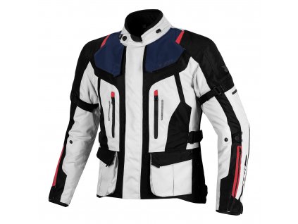 TXR Expedition motorcycle jacket black-grey-blue-red