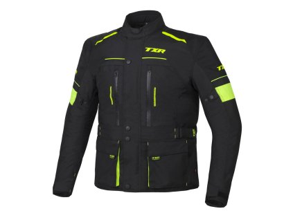 Bunda na motorku TXR Visper černo-fluo žlutá