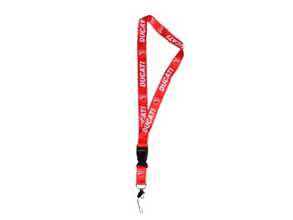 Šňůrka na krk Ducati červená