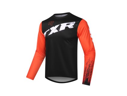 Motokrosový dres TXR Pulse černo-oranžový
