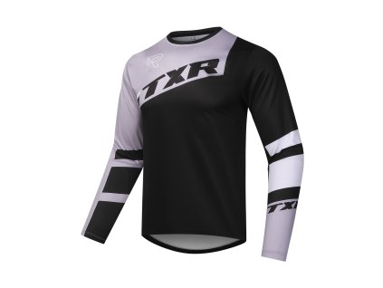 Motokrosový dres TXR Vortex černo-šedý