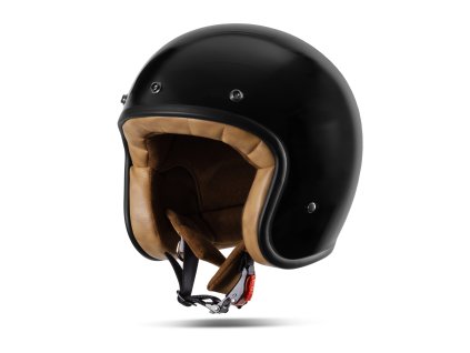 Otevřená helma na motorku TXR Spirit černá lesklá