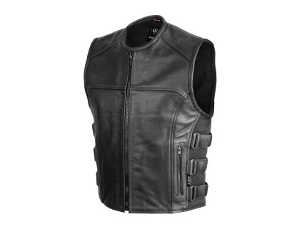 Kožená vesta na motorku TXR Shooter