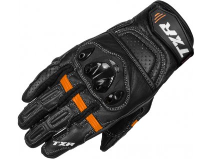 Moto rukavice TXR Hyper černo/oranžové
