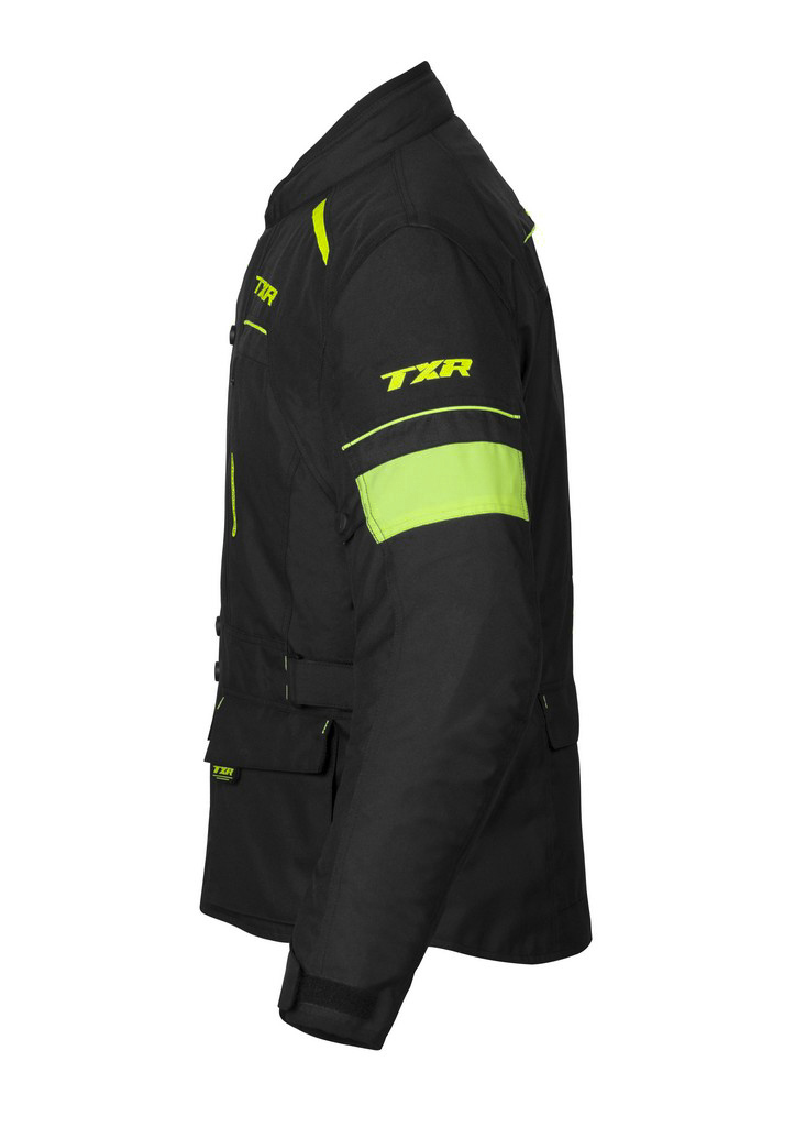TXR Bunda na motorku Visper černo-fluo žlutá L