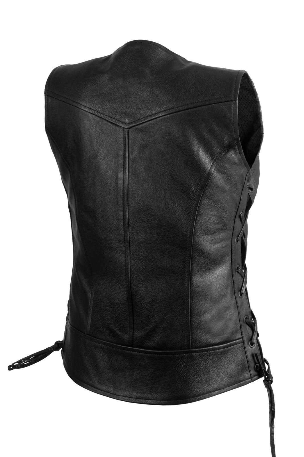 TXR Dámská kožená vesta na motorku Roxy M