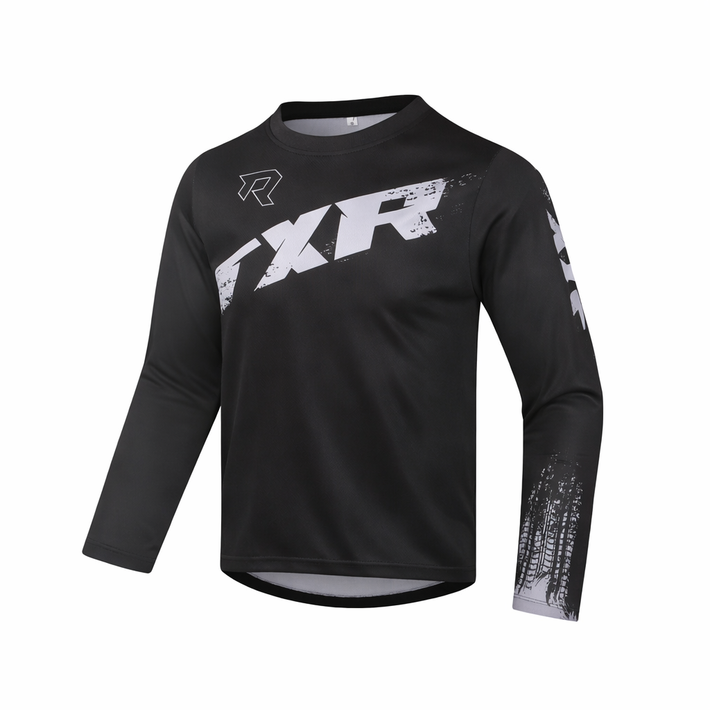 TXR Dětský motokrosový dres Pulse černý XS