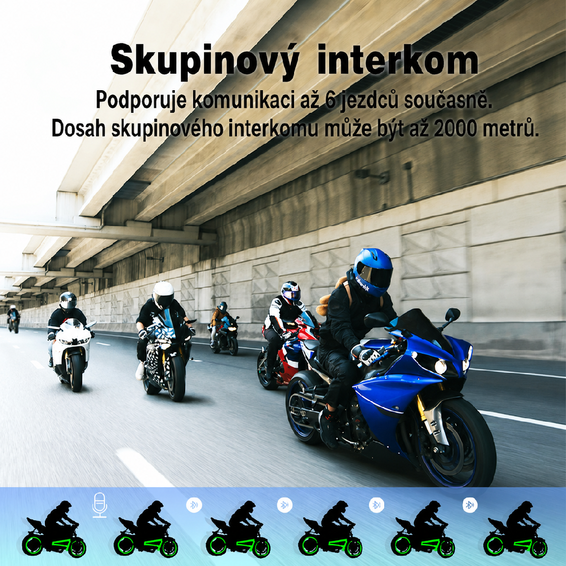 TXR Bluetooth Intercom MaxTo M2S