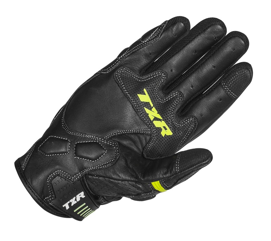 TXR Rukavice na motorku Hyper černo-fluo žluté XXL