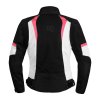 Dámská bunda na motorku TXR Kiara černo-bílo-růžová