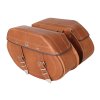 Kožené brašny na motorku TXR DS7A hnědé