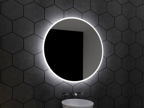 DELPHI kruhové LED zrcadlo s chytrými doplňky