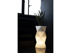 LED geometrický květináč