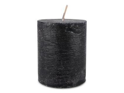 Rustikálna sviečka malá čierna