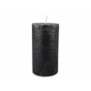 Rustikálna sviečka stredná čierna