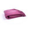 Pléd LUND tmavoružová