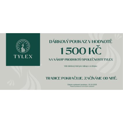 Dárkový poukaz 1500 1