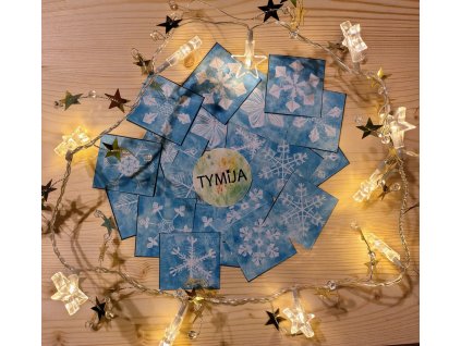 Vločky již vystřižené