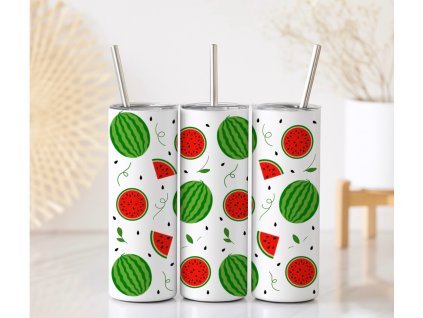 Termo kelímek s melouny, peckami a lístky, objem 590 ml