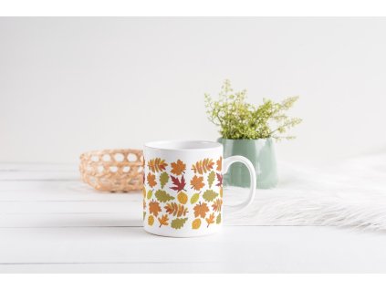 Hrnek Autumn Leaves s motivem podzimních listů, objem 330 ml