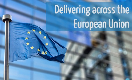 Fast delivery throughout the European Union