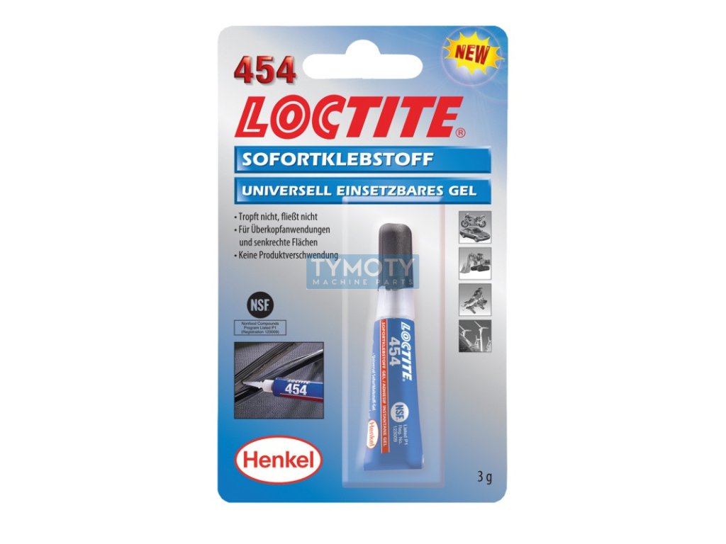 Loctite 454 - 3 g instant glue gel blister