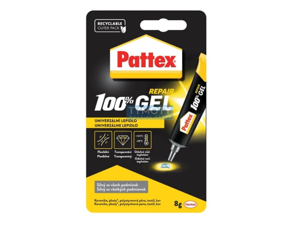 Pattex 100% ŻEL - blister 8g
