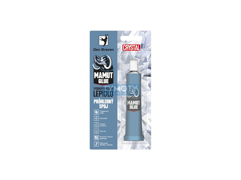 Den Braven Mamut Glue Crystal - 25 ml transparent, tub în blister _35008TU
