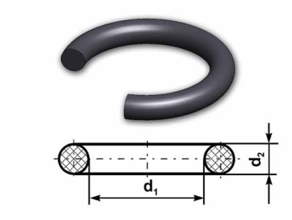 Oring NBR 70 ShA 58x4 Rubena