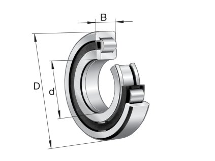 FAG NUP 2203-E-XL-TVP2-C3 gördülőcsapágy