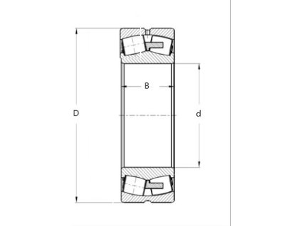 ZKL 22230 W33M cylindrical roller bearing