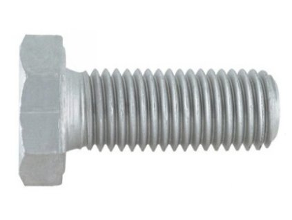 Hexagon screw full thread DIN 933 M8x80-8.8 hot-dip galvanized