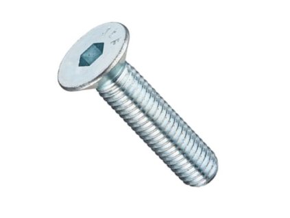 Countersunk Allen screw DIN 7991 M6x25-10.9 galvanized