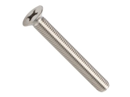 Kreuzschlitz-Senkschraube DIN 965 M3x4 Edelstahl A2