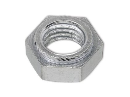 Press nut hexagonal KALEI zinc white M12 (3.0)