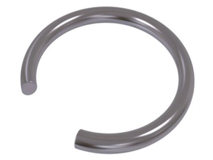 Wire retaining ring for hole DIN 7993B 8 mm