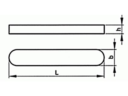 Keyes DIN 6885 A 8x7x60