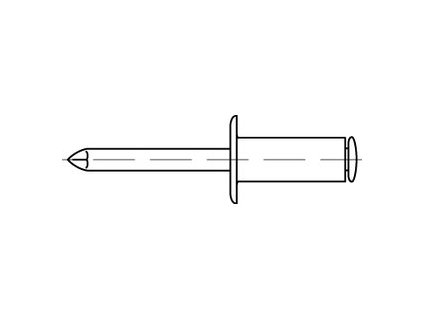 Tear rivet A2/A2 4.0x12