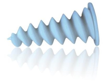 Plastic dowel for polystyrene HDP 23x50