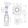 SKF SI 15 ES joint head